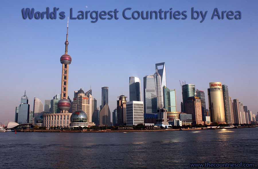 10 Largest Countries in the World by Area Size