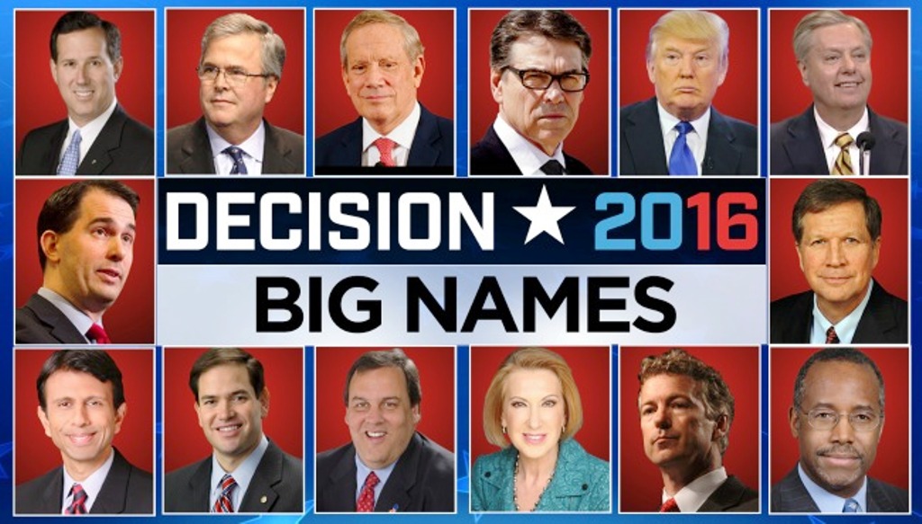 List of Declared U.S Republican Presidents in 2016