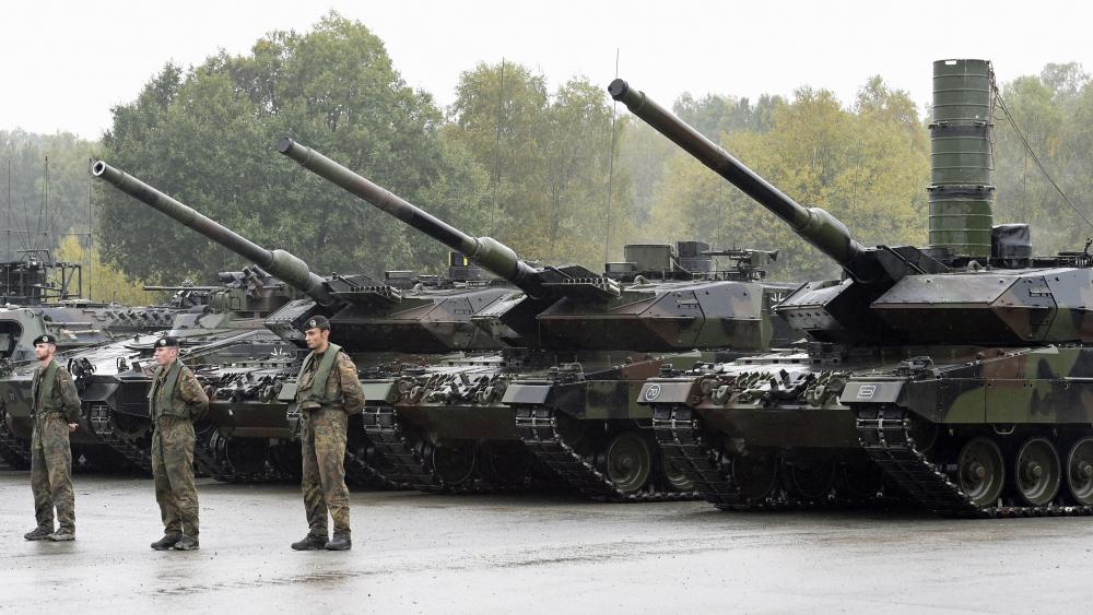 which country has the most military tanks