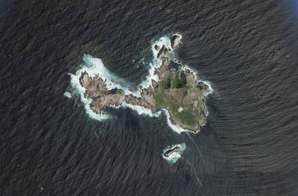 Farallon Islands, USA, island not allowed to enter