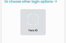 Login with Face ID