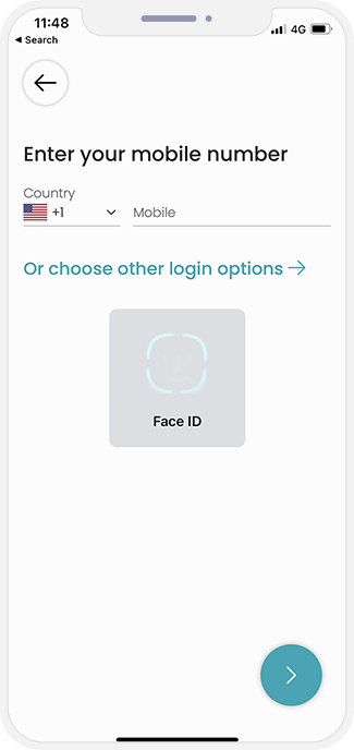 Gojek Clone Login with Face ID