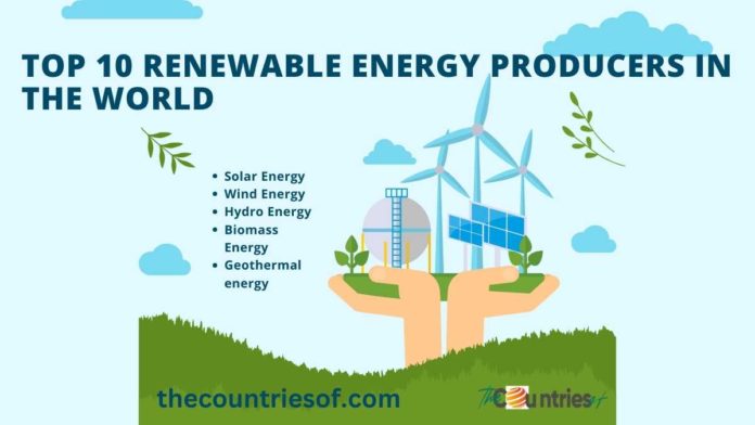 top clean energy producing countries in the world